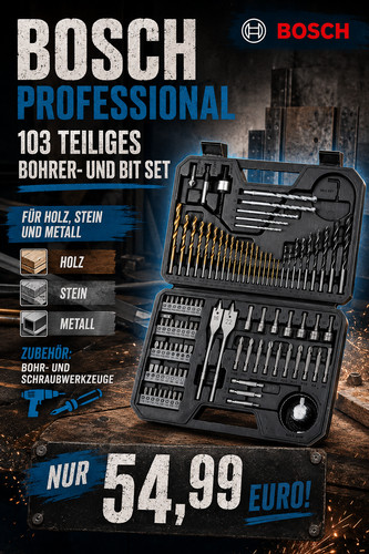 Bosch 103 teiliges bohrer - 103, und